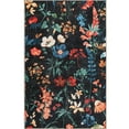 thumbnail image 2 of BERTHMEER 2'x3' Small Area Rugs for Bathroom Bedroom Entryway Kitchen Dorm Entrance Non Slip Washable Black Floral Vintage Oriental Rugs, 2 of 7