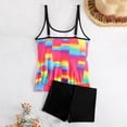 thumbnail image 5 of Haivin Women's Printed Tankini Swimsuit, Halter Neck with Wide Straps, for Beach, Pool, and Vacation, 5 of 5