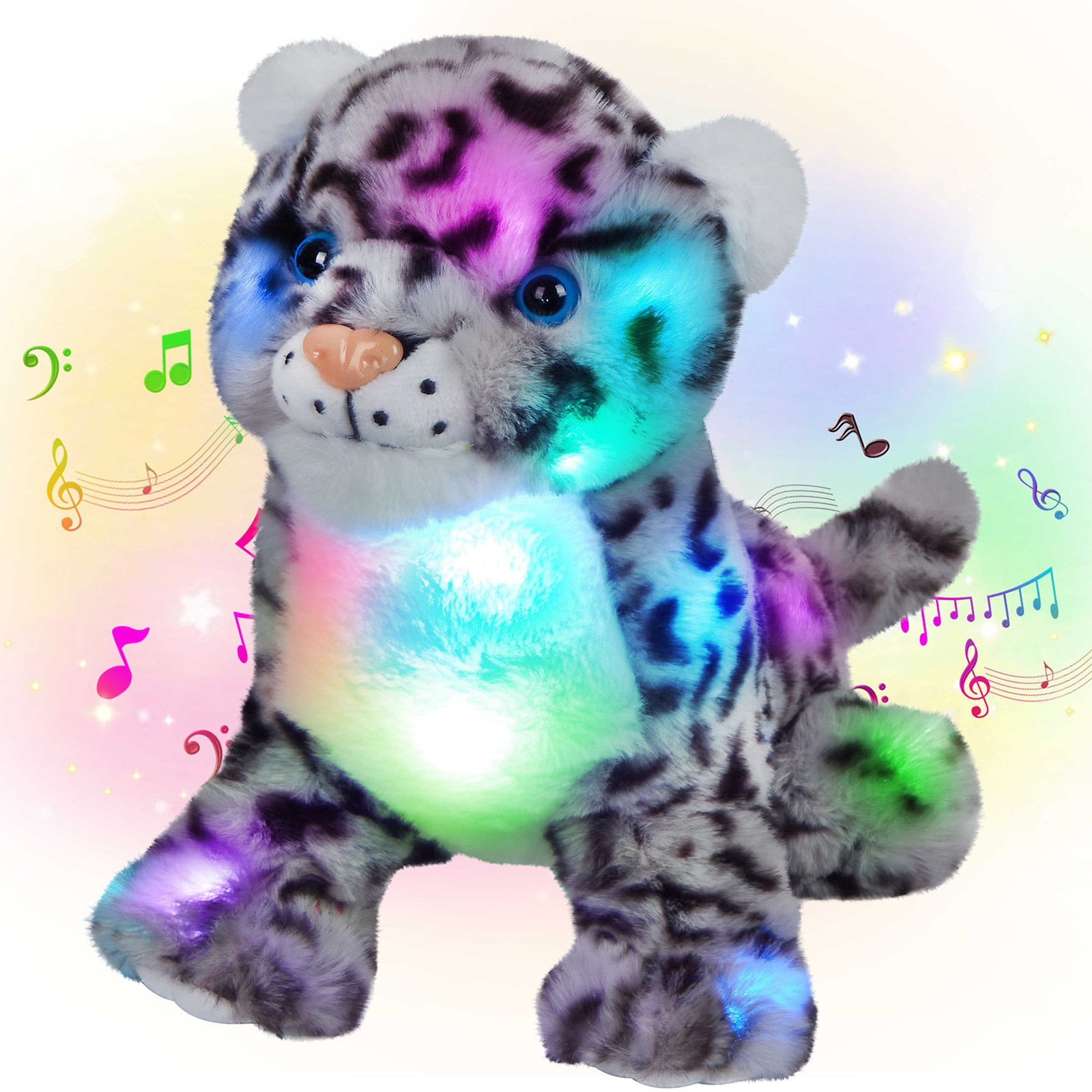 Stuffems Toy Shop SG_B01D4WHBSE_US Kit With Cute Backpack No Sew Make Your Own Stuffed Animal Charlie the Cheetah 16 