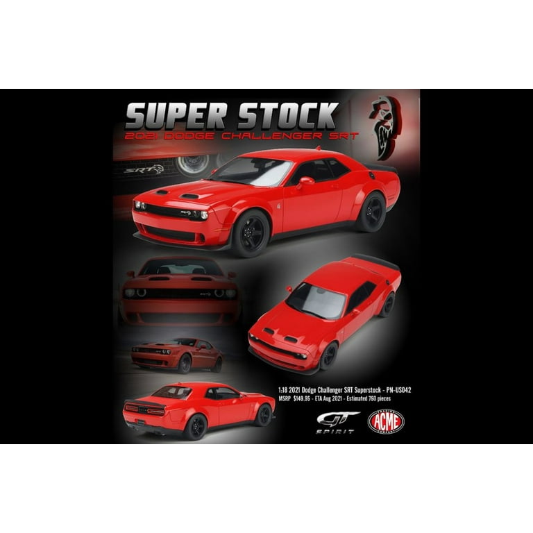 GT Spirit 2021 Dodge Challenger SRT Hellcat Super Stock Red GT Spirit 2021 Dodge Challenger SRT Hellcat Super Stock Red