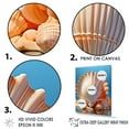 thumbnail image 3 of Designart "Symbolic Shell Opulence" Seashell Canvas Wall Art, 3 of 7