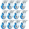 thumbnail image 1 of Placa giratoria Caster Wheels Online Best Service de 50 mm, color azul, poliuretano, 1 of 9