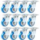 thumbnail image 1 of Placa giratoria Caster Wheels Online Best Service de 50 mm, color azul, poliuretano, 1 of 9
