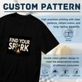 thumbnail image 5 of Vintage T Shirt, Find Your Spark, Fun Skull Print 2,Cotton T-Shirt for Men, 23315653,Black, XL, 5 of 8