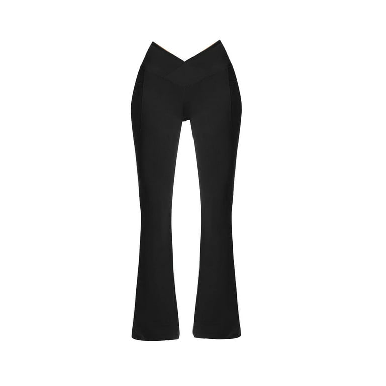 Flare Leg Yoga Pants for Short Womens Womens Leggings High Waist Stretchy  Bootcut Yoga Workout Causal Trendy Pants With Pockets Active Life Leggings  