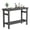 Grey, variant on SERWALL 41" Outdoor Bar Table, HDPE All Weather Adirondack Outdoor Bar Height Table, Black