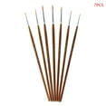 thumbnail image 2 of Milue 7pcs/set Professional Detail Paint Brush Fine Pointed Tip Miniature Brushes For, 2 of 13