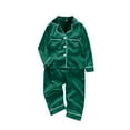 thumbnail image 2 of NMMUED Christmas Family Pajamas Matching Sets Family Matching Pajamas Button Up Pajamas Christmas Pajamas Long Sleeve Pajamas Matching Lounge Set Lounge Wear Green 3M, 2 of 5