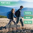 thumbnail image 3 of INTER HUT 5x5 Outdoor Pop up Canopy Gazebo with One Removable Sidewall, Instant Easy Set up Outdoor Canopy Commercial Sun Shelter with Carry Bag, Green, 3 of 10