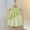 Green, variant on JUSLIO Dresses for Girls Beach Dresses Print Crew Neck Sleeveless Casual Cotton Dress Size 2 Y