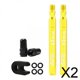 thumbnail image 1 of 2xPresta Value Extender Values ​​Extension Con Núcleo Y Adaptador 2 Piezas Dorado 60 Mm, 1 of 8