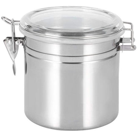 Airtight Coffee Canister Stainless Steel Storage Container kitchen ...