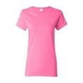 thumbnail image 2 of Gildan - Heavy Cotton Womenâ€™s T-Shirt - 5000L - Azalea - Size: L, 2 of 3