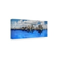 thumbnail image 2 of Trademark Fine Art 'Detroit Day And Night Detroit Michigan Color Pan' Canvas Art by Monte Nagler, 2 of 3