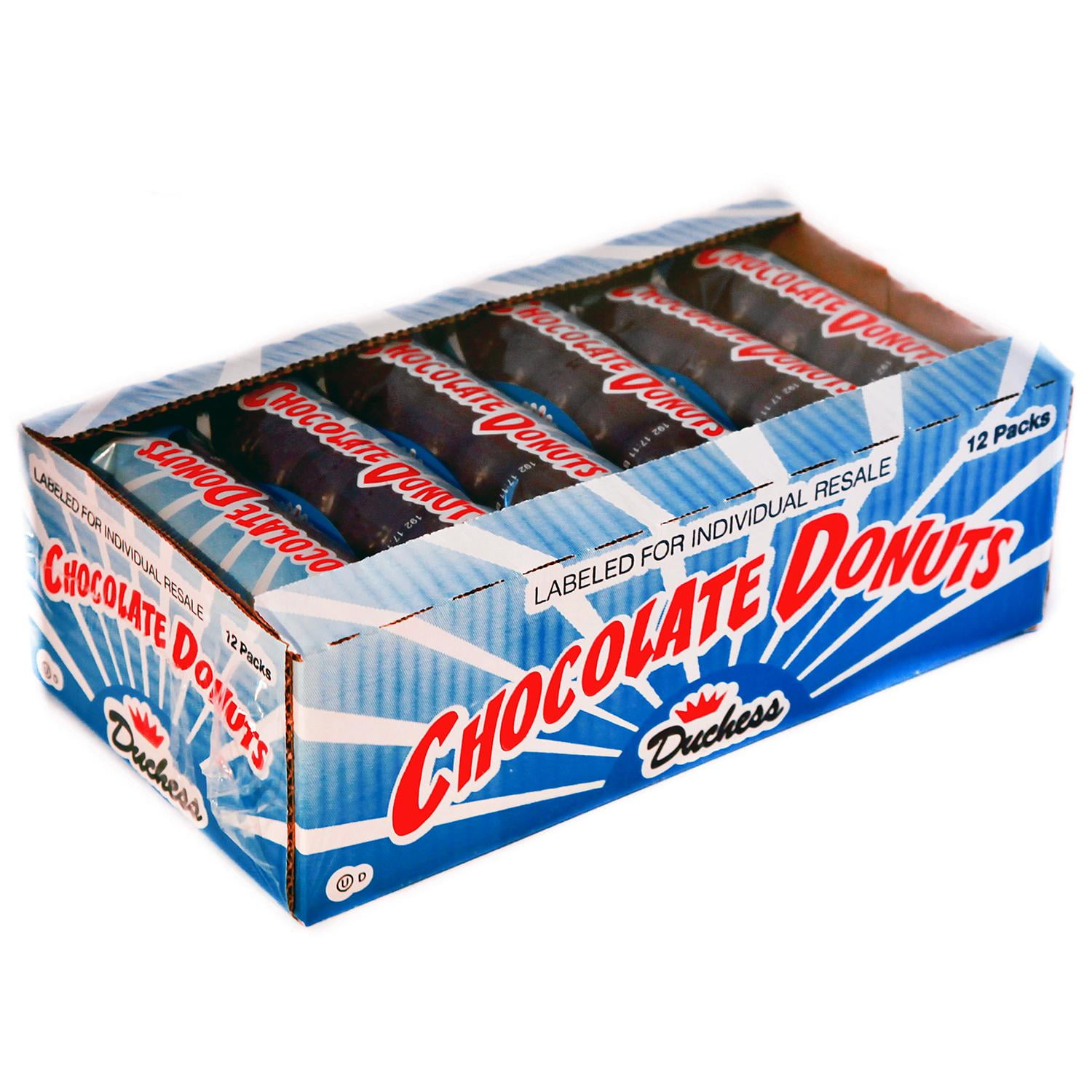 Duchess Chocolate Donuts 3 oz 12 pk