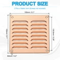 thumbnail image 2 of Uxcell Aluminum Vent Cover, Screen Air Grille Ventilation Cover HVAC Louvered Grill for Home Kitchen Fireplace Brown, 2 of 7
