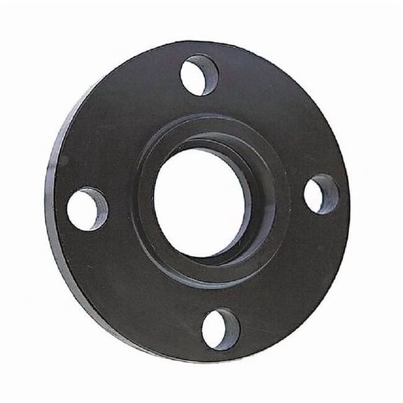 Flange Socket Weld Flange, 6" Pipe, Welded, Black Steel, Class 150