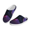 thumbnail image 2 of Lsque Galactic Wolf Stare Pattern Womens Comfort Cotton on Scuff With Memory Foam and Anti-skid Sole Slipper-40/41, 2 of 7