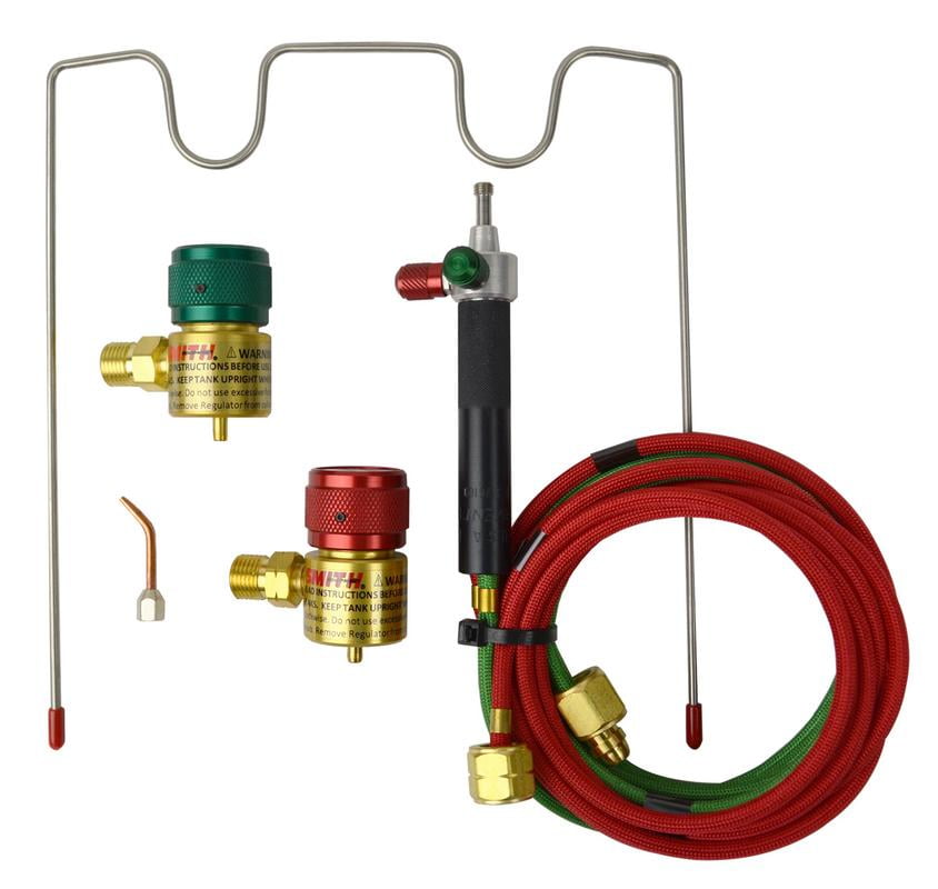 Smith Little Torch Torch Kit 5 Tips #3-7 Acetylene Propane Natural Gas MAPP Hydrogen Jewelry Repair Metal Braze Solder 23-1001D - 55-1011