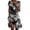 Black1, variant on Women's Summer Midi Dresses Oversized Floral Printed Short Sleeve Beach Dress Casual Crew Neck Knee Length A-Line Dresses Sky Blue XXL
