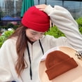 thumbnail image 4 of Qarigey Sombreros para mujer, accesorios para la cabeza, cubierta para el cabello, gorros de invierno cómodos, gorro de punto grueso para al aire Type3 NO3 Qarigey AP009139-14, 4 of 6