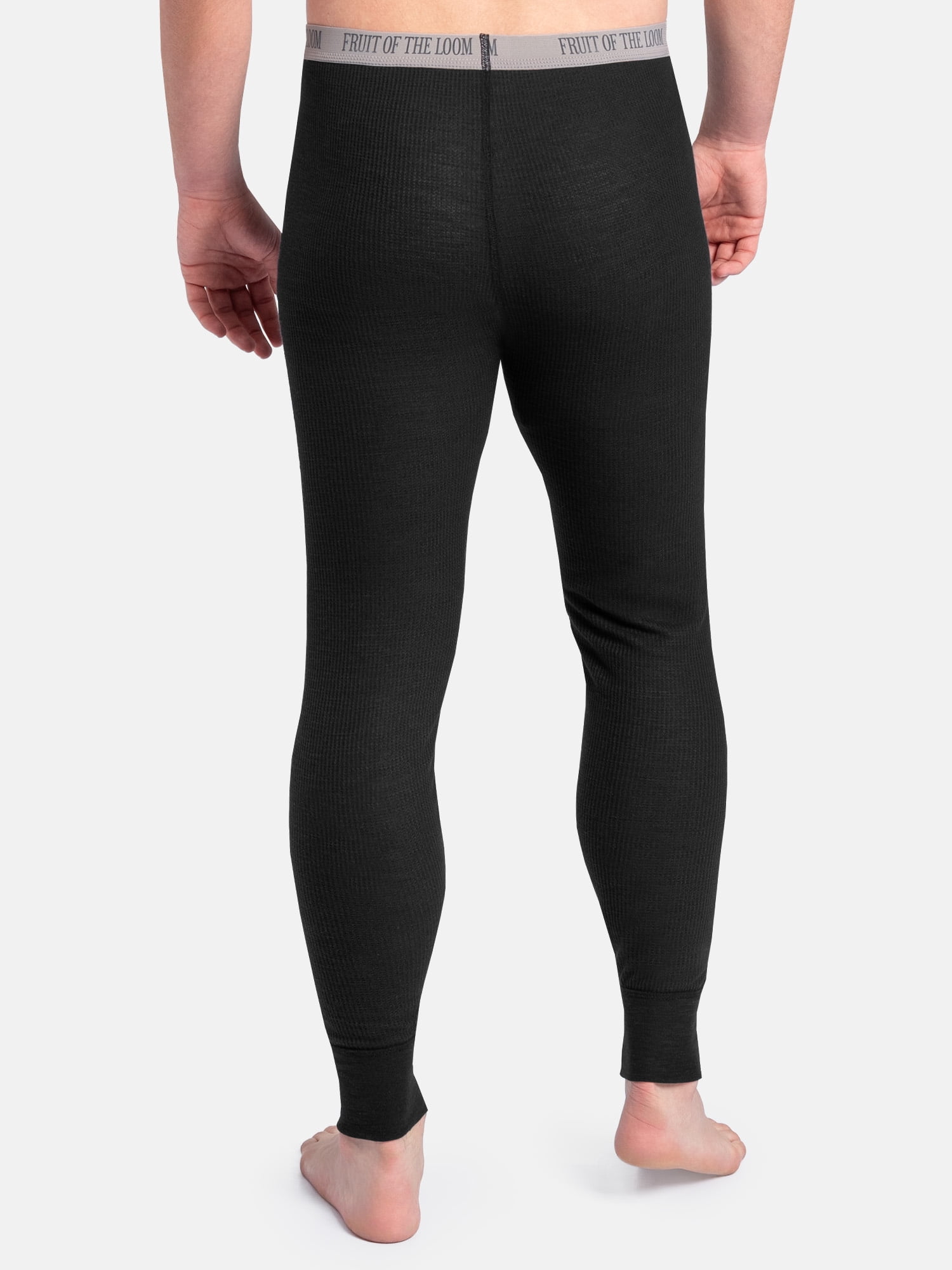 Fruit of the Loom Men's Slub Waffle Thermal Underwear Bottom, Sizes S-5XL