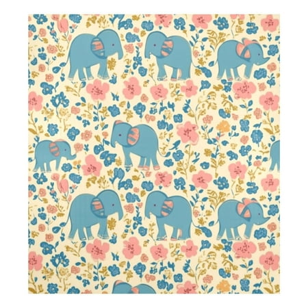 

Dishwasher Magnetic Sticker 23x26 Inch Refrigerator Magnetic Sticker Washing Machine Magnetic Sticker Kitchen Panel Magnetic Sticker Home Decor Cute Blue Cartoon Elephant