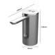 thumbnail image 3 of Extractor de agua de botella Bomba de agua automática eléctrica portátil (1200 mah gris), 3 of 7