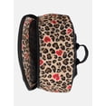 thumbnail image 4 of Wonder Nation Girls 17" Love Leopard Backpack & Lunch Set, Black, 4 of 5
