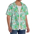 thumbnail image 2 of Kdxio Men's Hawaiian Shirt for Men Short Sleeve Shirt Cute Alpaca 1 Summer Casual Holiday Beach Button Down T-Shirts, 2 of 5