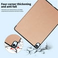thumbnail image 6 of FIEWESEY For iPad Air 11-inch M3 2025/ iPad Air 11" M2 2024, for iPad Air 5th Generation (2022) / for iPad Air 4th Generation (2020) 10.9", Auto Sleep/Wake Smart Cover Soft TPU Back Case - RoseGod, 6 of 8