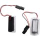 thumbnail image 4 of Luz de cortesía de puerta de coche LED blanca y roja para Wish Prius Alphard Estima para Is250 Rx350, 4 of 5