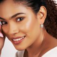 thumbnail image 3 of Diamond Dangle Earring | 2 Carat IGI Certified Radiant Shape Lab Grown Diamond Dangle | 14K in Yellow Gold | Sabela Dangling Lab Diamond Earrings | FG-VS1-VS2 Quality | Friendly Diamonds, 3 of 5