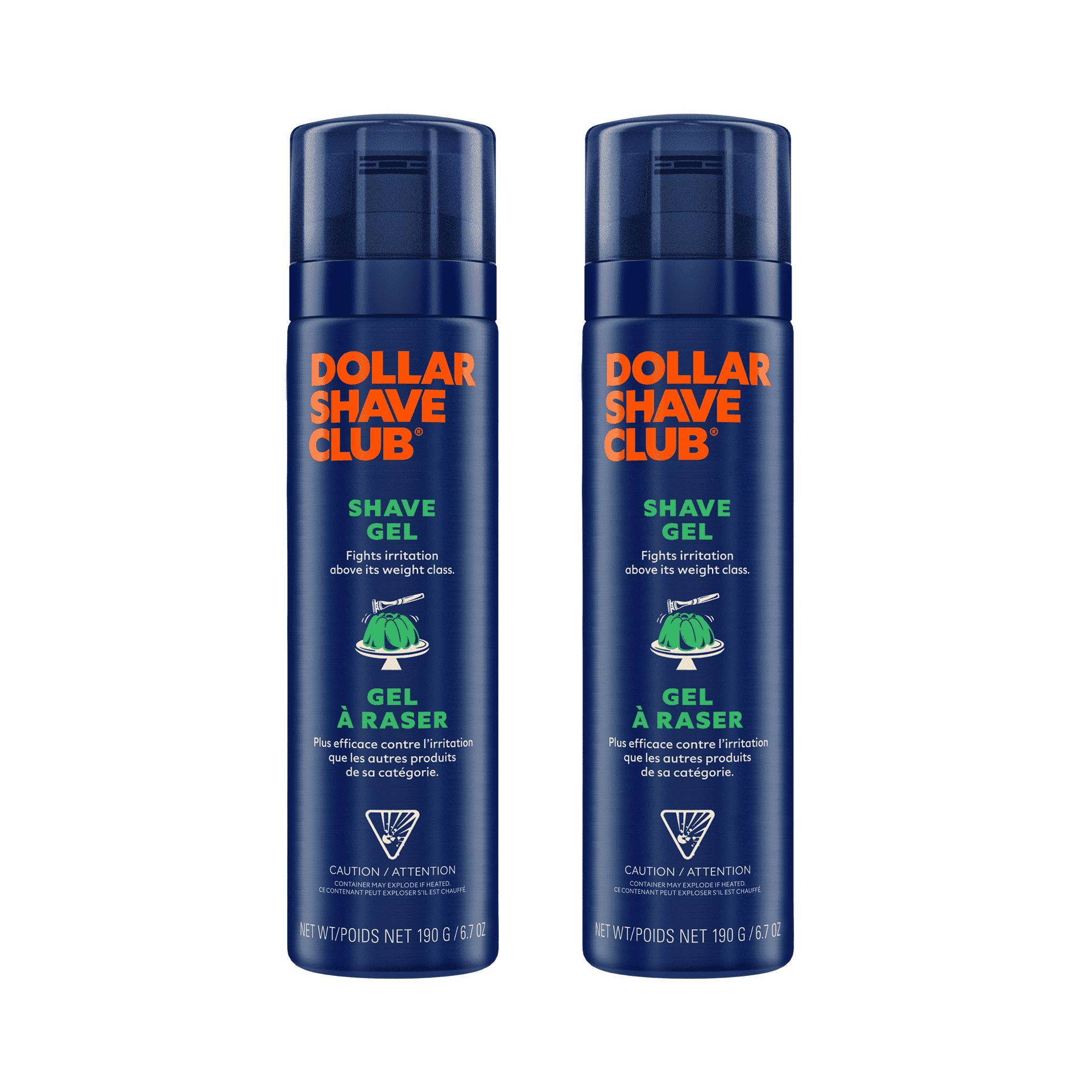 Dollar Shave Club Cushioning Foam Foaming Shave Gel 13.4oz (2ct)