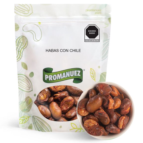 Promanuez Habas Con Chile Con Cascara 150 Gr
