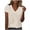 White, variant on Short Sleeve T-shirts for Women V Neck Color Block Tee Shirts Causal Summer Tops White XL