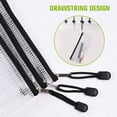 thumbnail image 2 of 12PCS A3 Folder, Information Zipper Bag Plastic Wallet Mesh File Bag Zipper Bag Zipper Wallet, 2 of 7