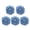 E1, variant on WINDLAND 5pcs Korean Style Denim Fabric Flowers for DIY Crafts and Sewing Projects