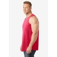 thumbnail image 5 of KingSize Men's Big & Tall Shrink-Less Lightweight Longer-Length Tank, 5 of 6