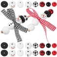 thumbnail image 1 of UPOUART 1Set Wood Craft Beads Assorted Color Round For Diy Handmade Gifts Tree Ornamentation Family, 1 of 8