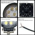 thumbnail image 5 of Voltage Automotive LED 4" Inch Round Work Light 27W Flood Spot Work Light For Tractor Boat Truck ATV Golf Cart (4 PACK), 5 of 5