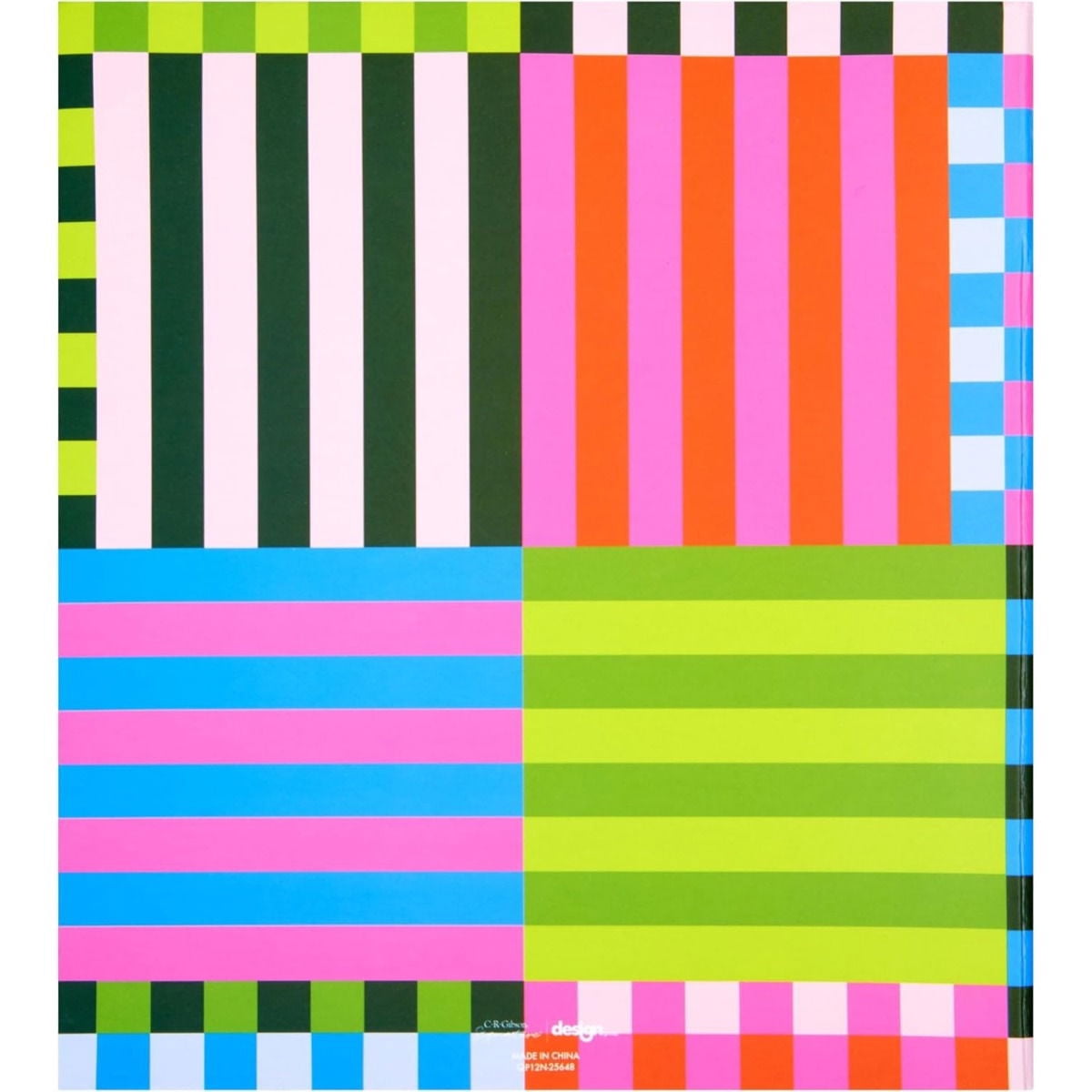 C.R. Gibson Kitchen Recipe Binder and Cards | Bold Stripes