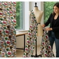 thumbnail image 5 of Soimoi Brown Cotton Voile Fabric Tropical Leaves & Wild Animal Print Sewing Fabric BTY 42 Inch Wide, 5 of 7