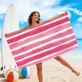 thumbnail image 6 of Kbndieu Turkish Beach Towel, Sand Free Quick Dry Super Absorbent Large Towels for Swimming Pool Camping Beach Accessories, Lightweight Thin Bathroom Bath Towels, Red, 6 of 6