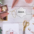 thumbnail image 6 of 3drose, Dance. Black., 3 inch Snowflake Porcelain Ornament, 6 of 7