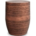 thumbnail image 2 of Home Square 2-Piece 15 " Metal Large Accent Side Table Set in Antique Copper, 2 of 7