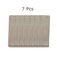 thumbnail image 3 of PURE ERA Carpet Stair Treads Ultra Plush Soft Bullnose Indoor Stair Protectors Pet Friendly Non-Slip Skid Resistant Tape Free Washable Reusable (7 Pieces, Cream Grey), 3 of 9