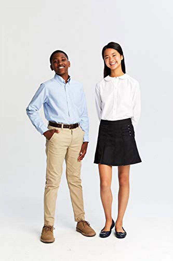 peter pan collar uniform blouse