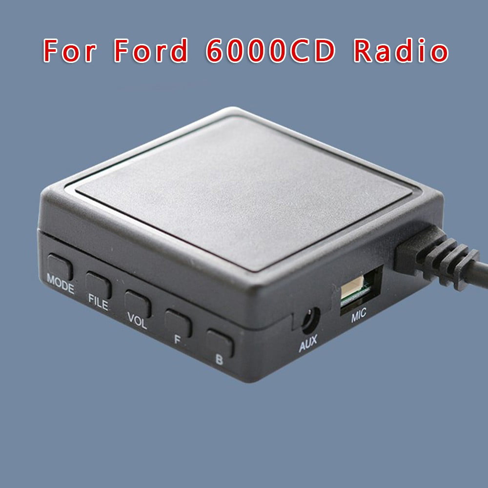 Eosnow Bluetooth 5.0 AUX Audio Adapter 8Pin Mikrofon Freisprecheinrichtung  Passend für Ford 5000/6000 CD Stereo