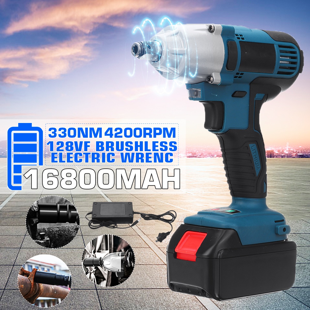 Cordless Electric Impact Wrench Drill Screwdriver 110240V Walmart Canada